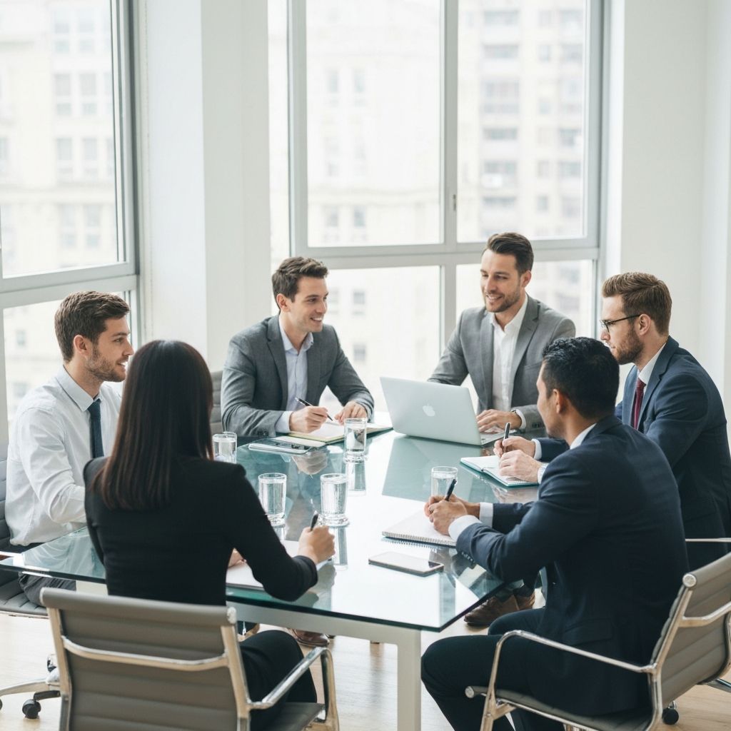 FLAVORBYTES team collaborating in a corporate meeting