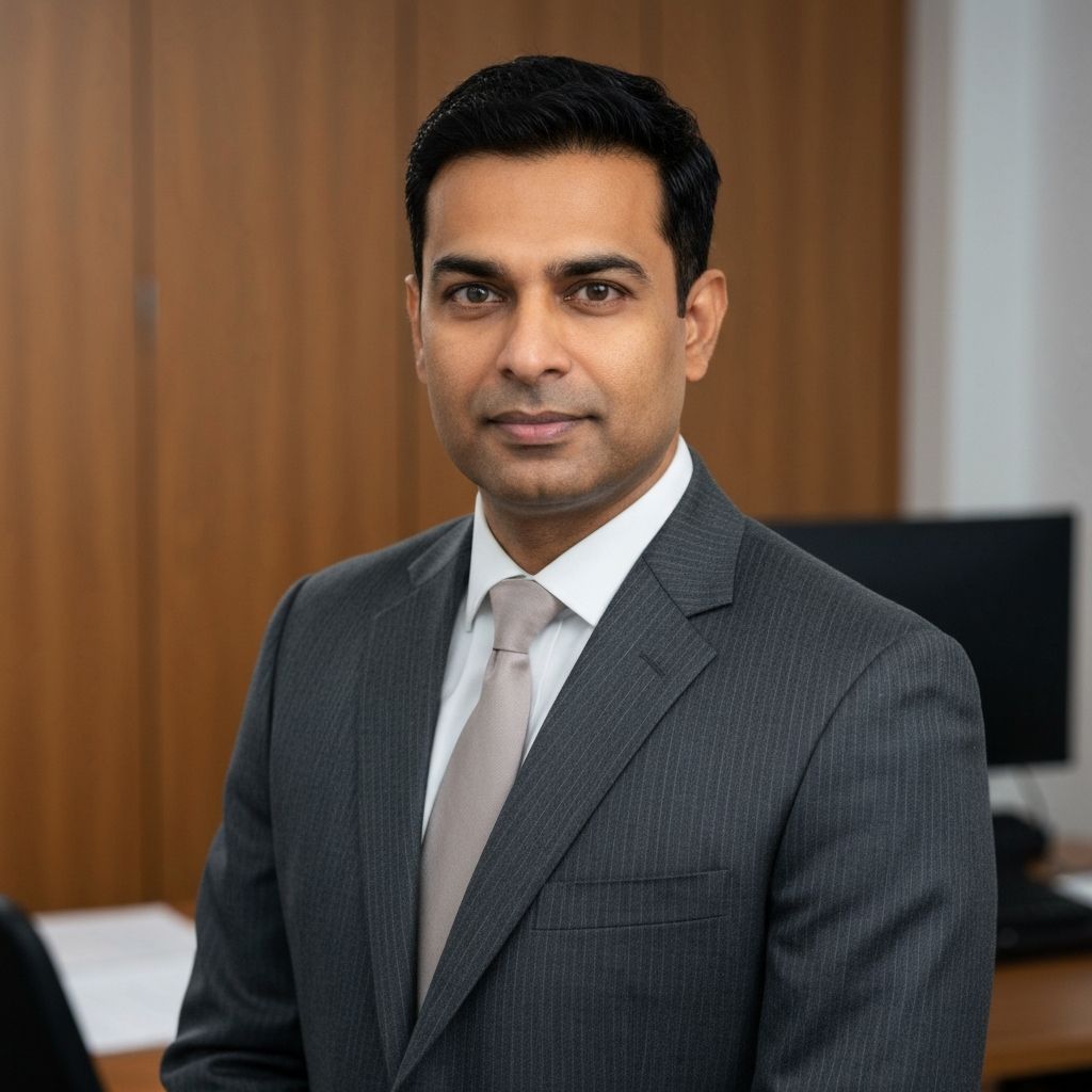 Professional business leader portrait representing company vision